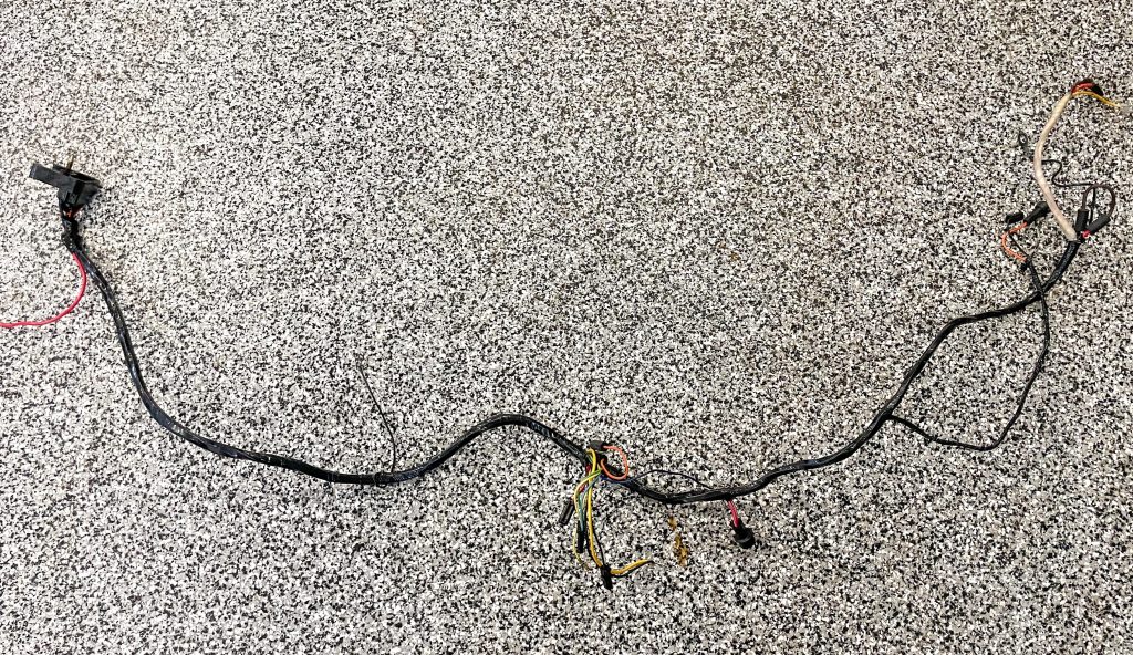 Remaining wiring in 1971 Corvette engine wiring harness