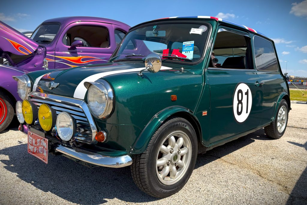 vintage mini cooper rally