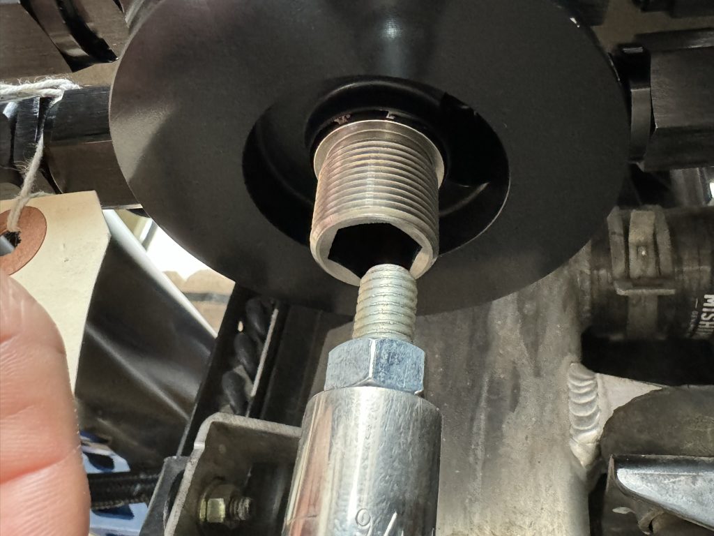 surface of oil filter adapter mount