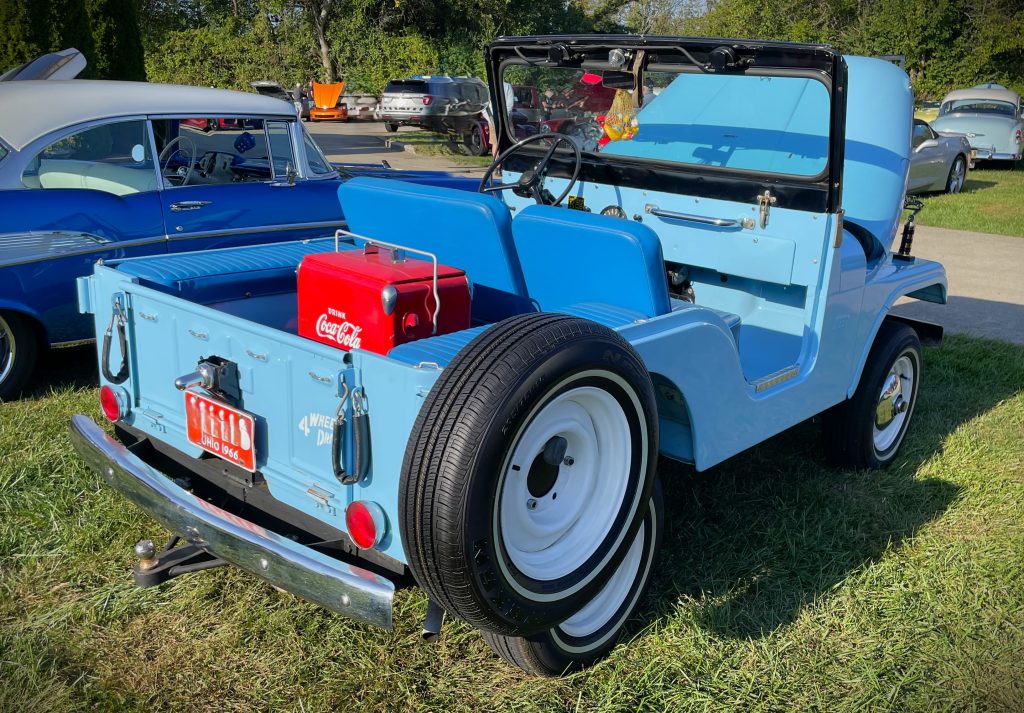 1966 Jeep CJ-5 Tuxedo Park, rear passenger side