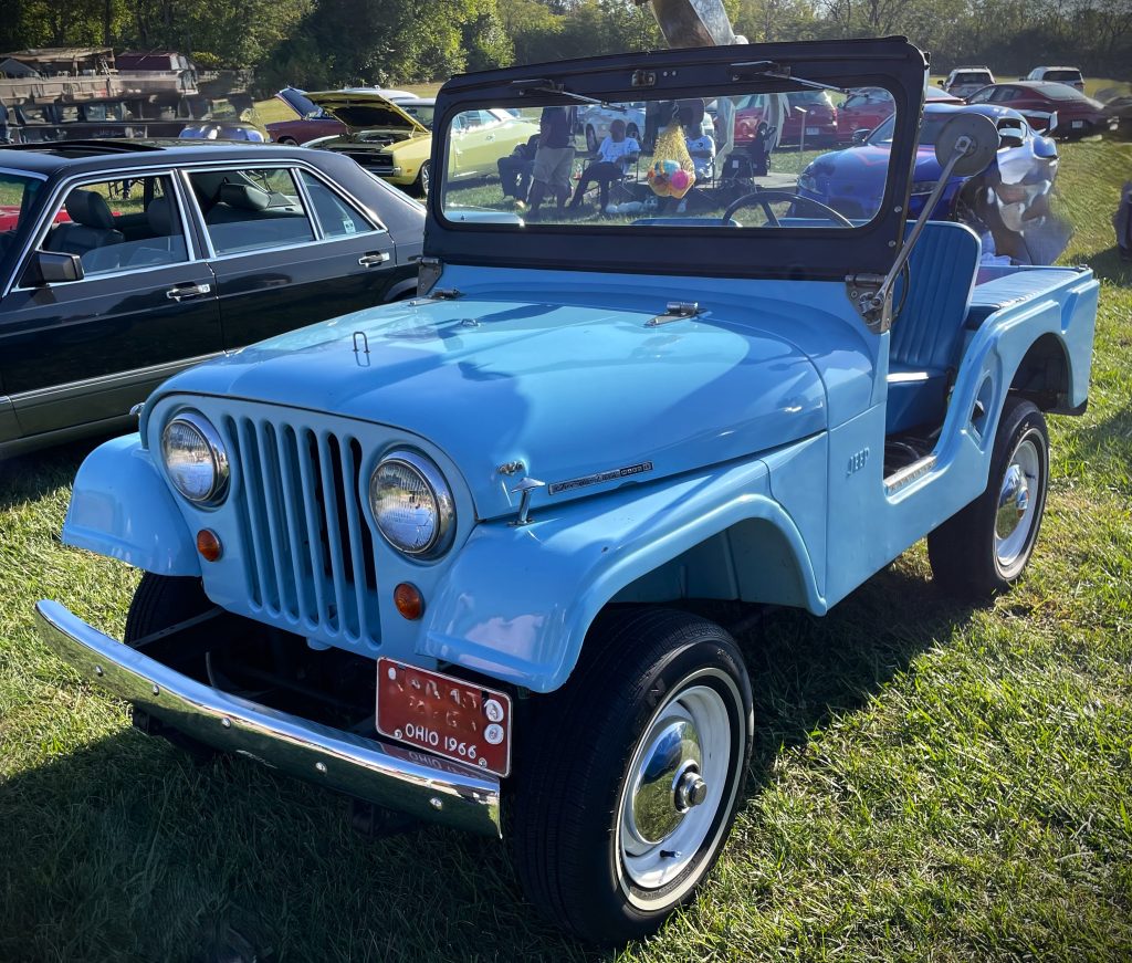 1966 Jeep CJ-5 Tuxedo Park, front driver side