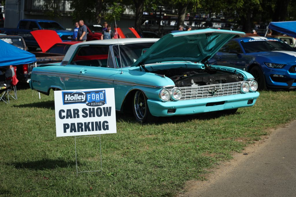 holley ford fest parking sign