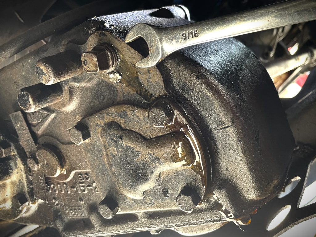 Gear Oil Weeping from a Transfer Case Fill Port