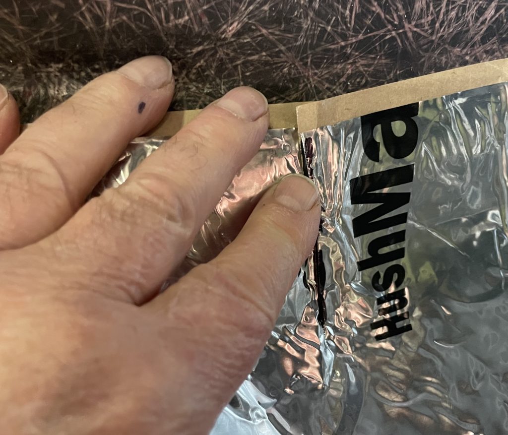 Overlapping HushMat floor insulation in C3 Corvette