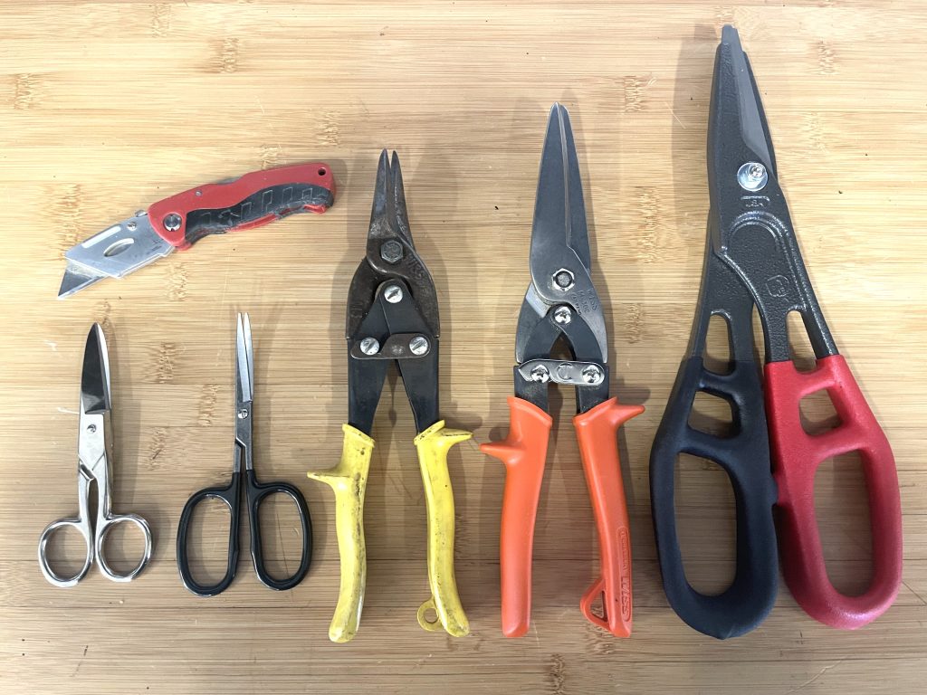 Scissors, snips, and utility knives