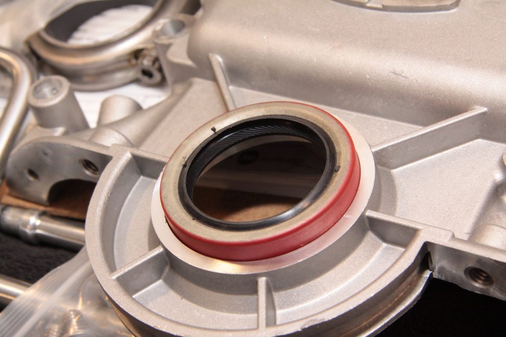 Crank seal in Ford Performance Parts BOSS 347 block