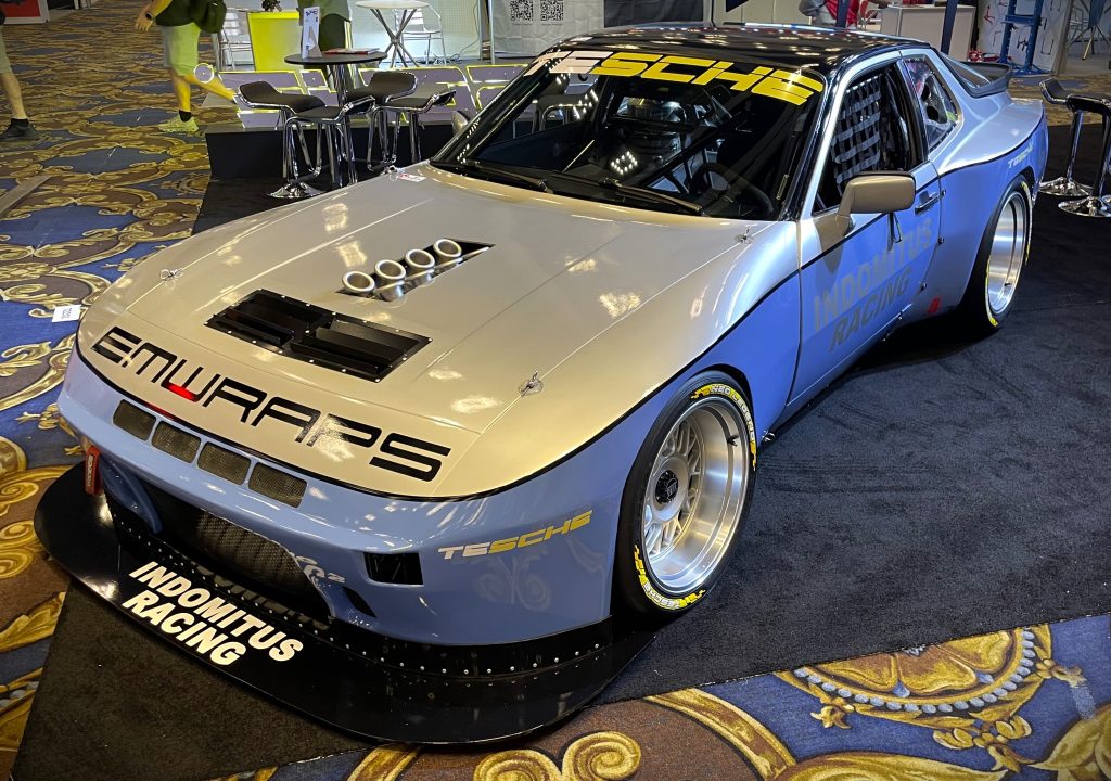 Vintage Porsche 944 race car