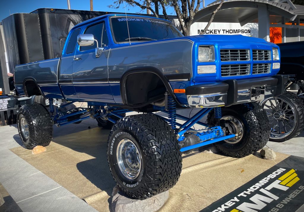 Lifted Dodge cummins diesel ram truck