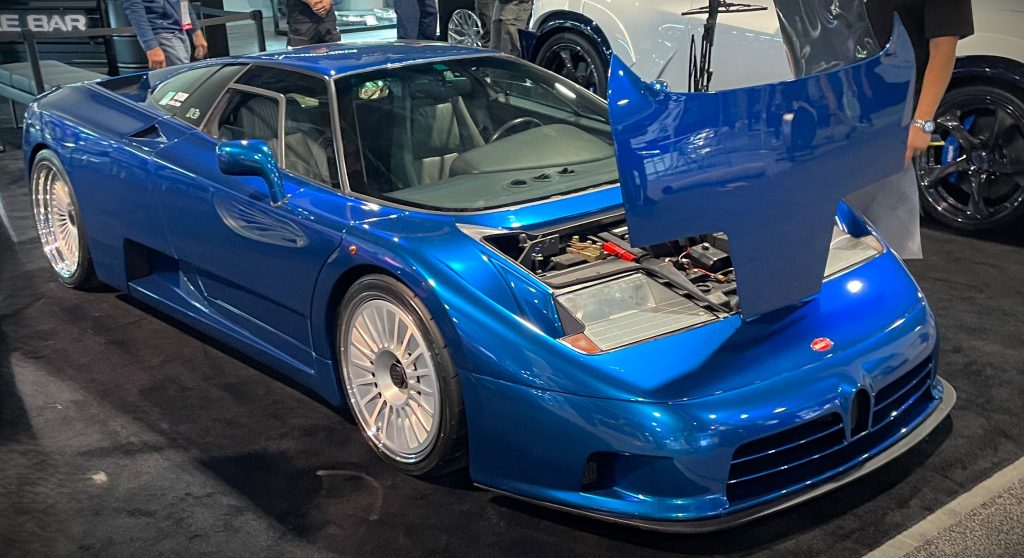 Bugatti Supercar on display