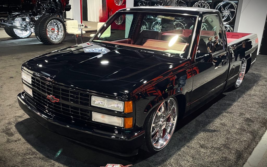 Chevy 454 ss truck on display