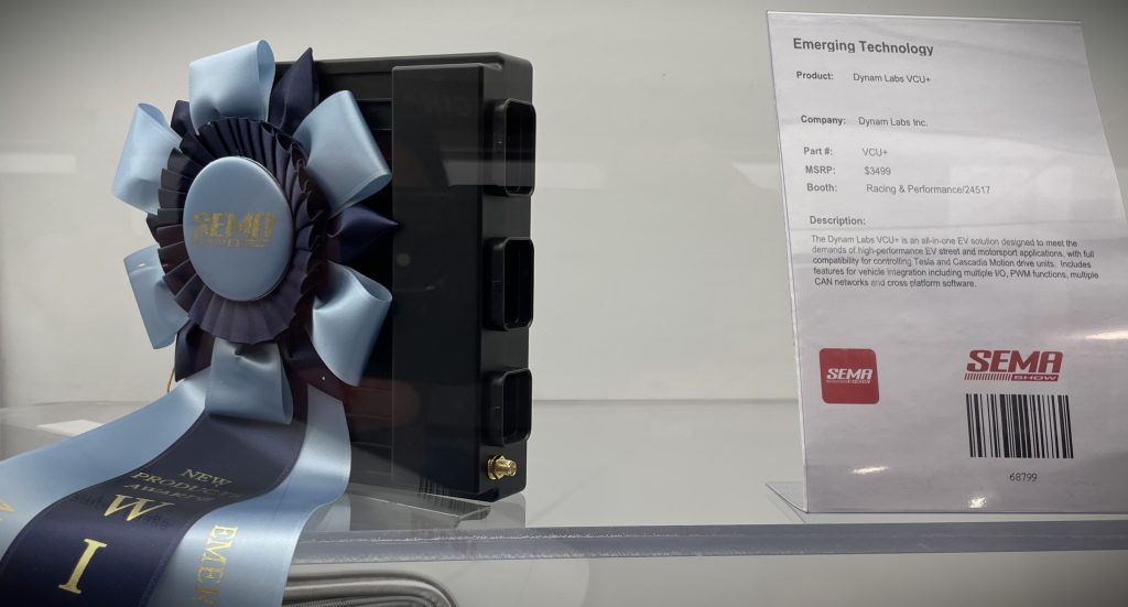 VCU plus on Display with Award Ribbon