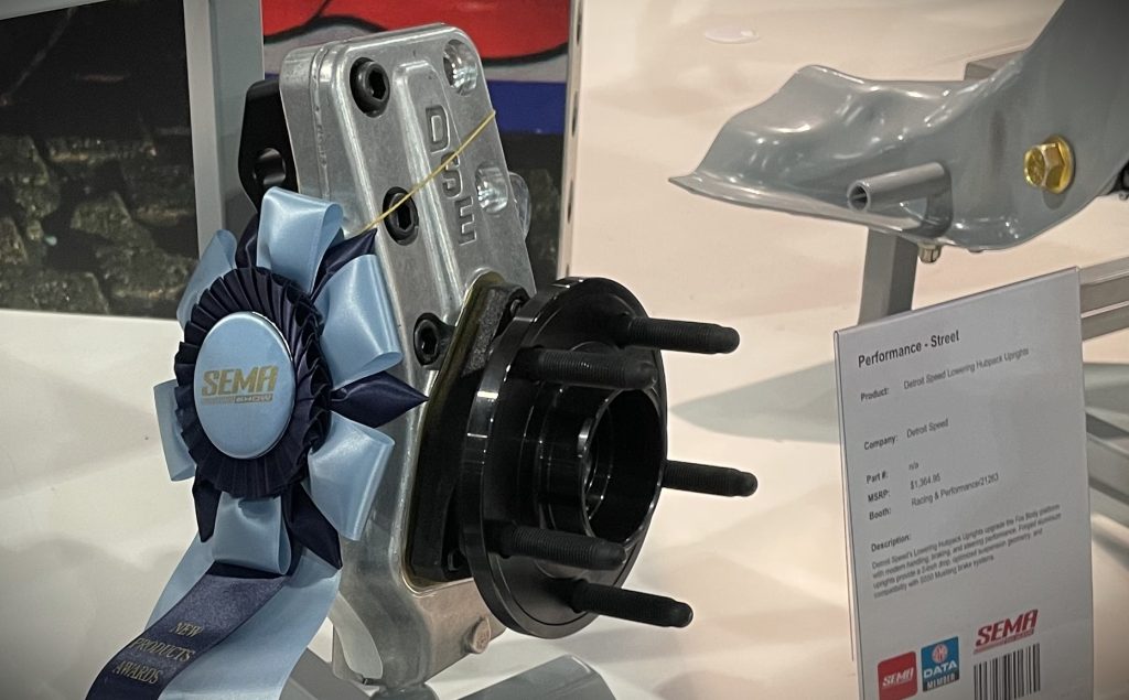 fox body spindle on Display with Award Ribbon