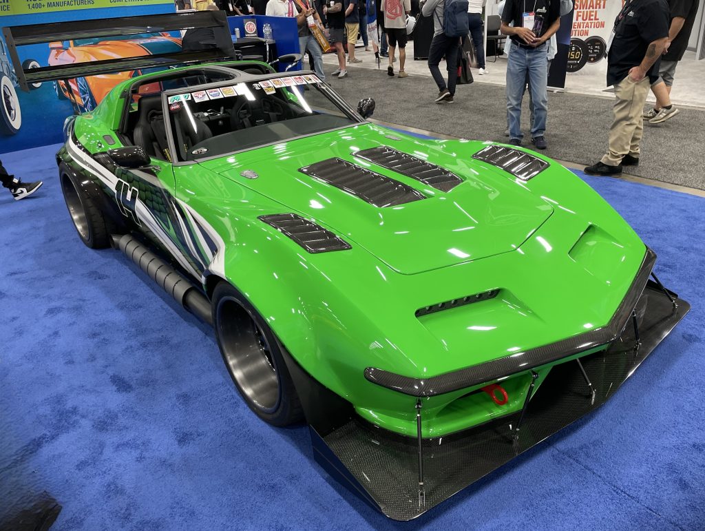 Green Mamba Stingray Corvette, front left
