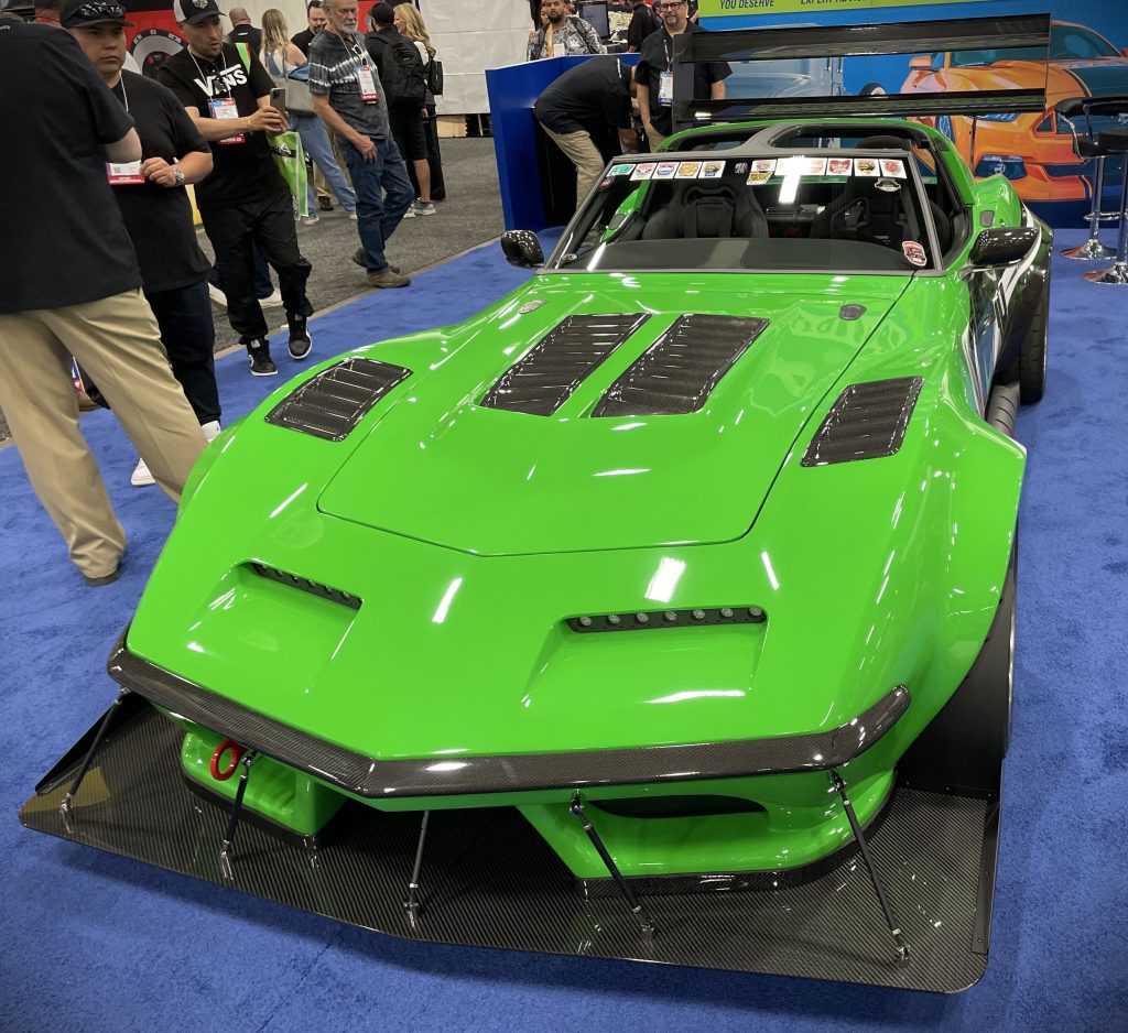 Green Mamba Stingray Corvette, front right