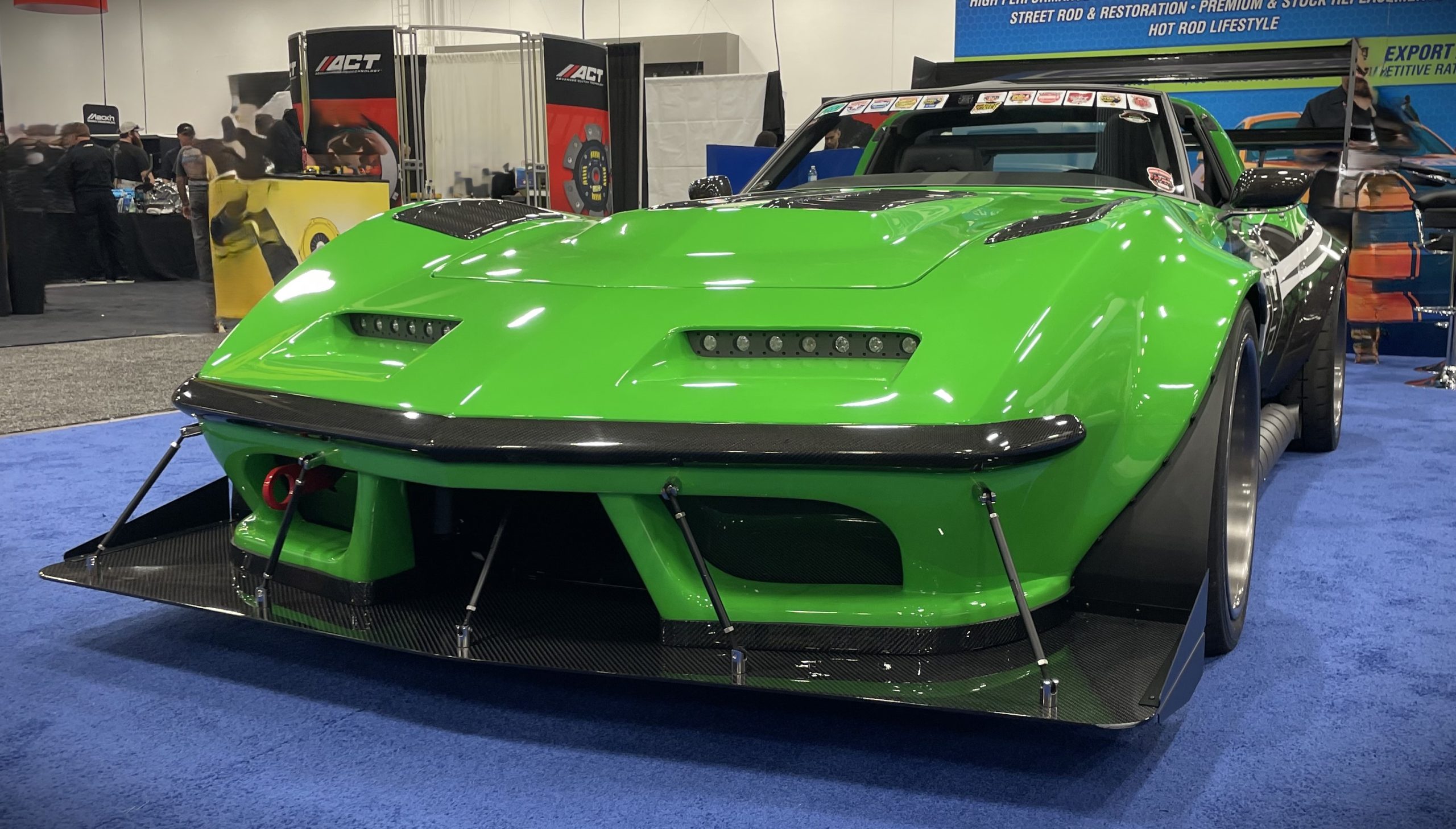 Green Mamba Stingray Corvette, front bumper