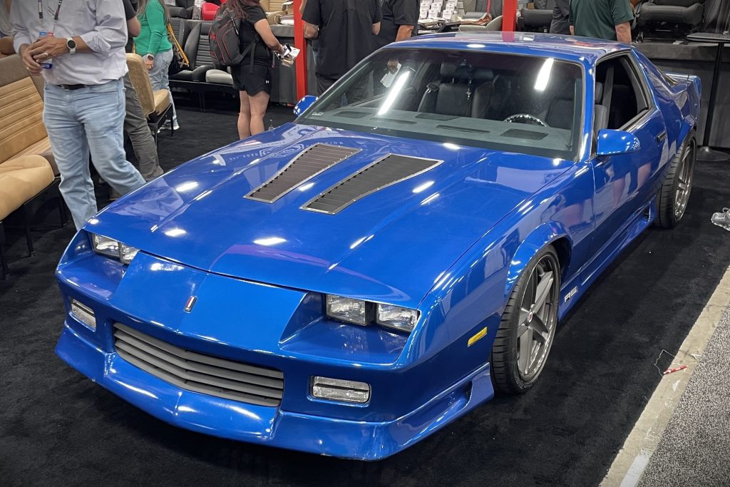 blue third gen chevy camaro RS