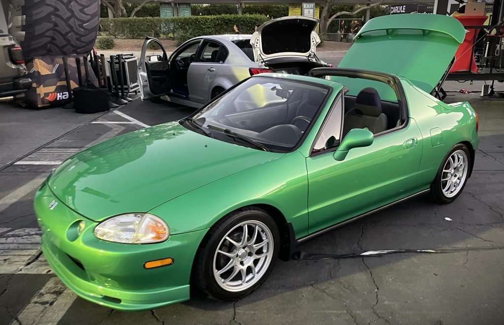 Green Honda Del Sol