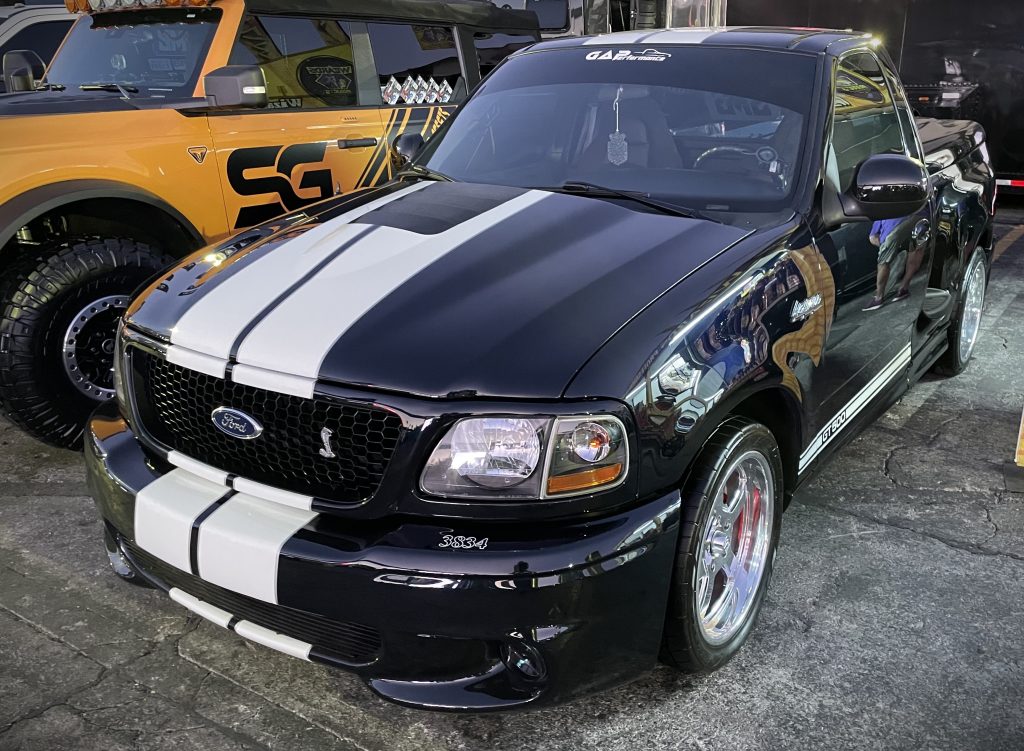Black Ford F-150 Lightning Shelby