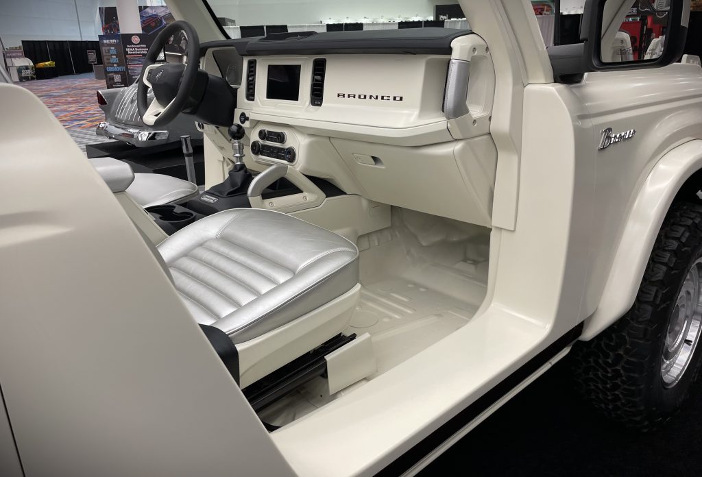 Ford Bronco Roadster Concept, Interior Passenger Side