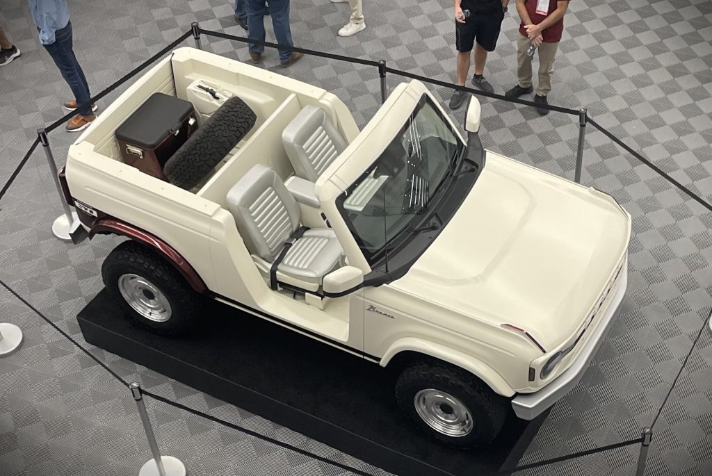 Ford Bronco Roadster Concept, Overhead View