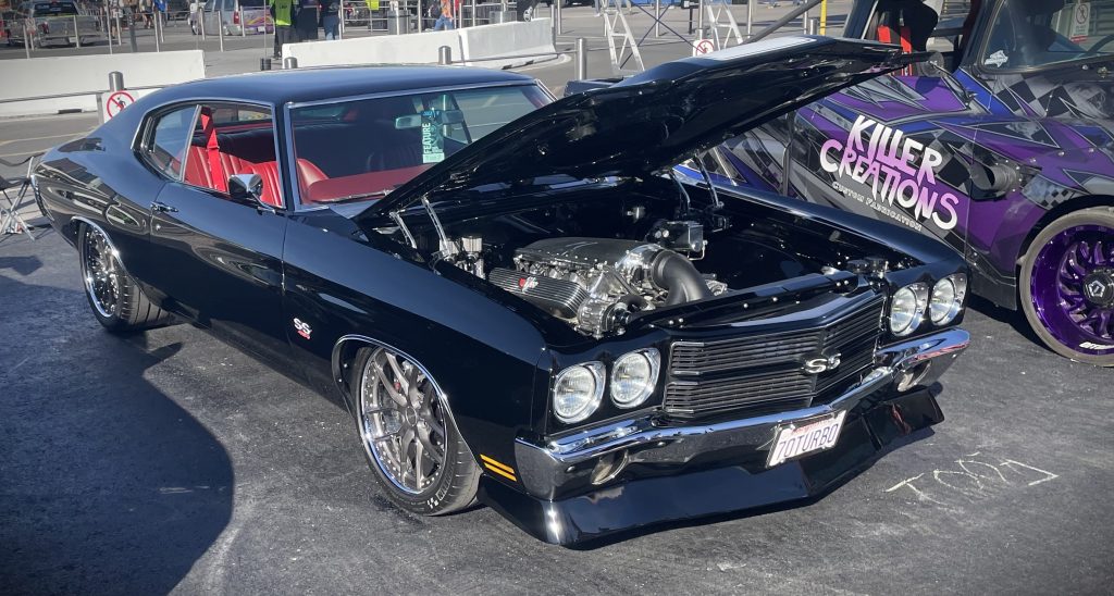 1970 Chevy SS with turbo LS engine swap