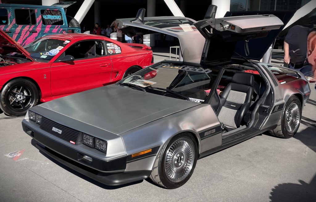 Delorean DMC 12 with Ferrari engine swap
