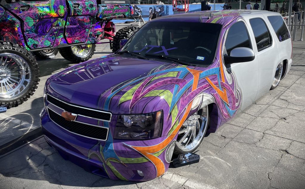 Custom Chevy Silverado Sport Truck Lowrider