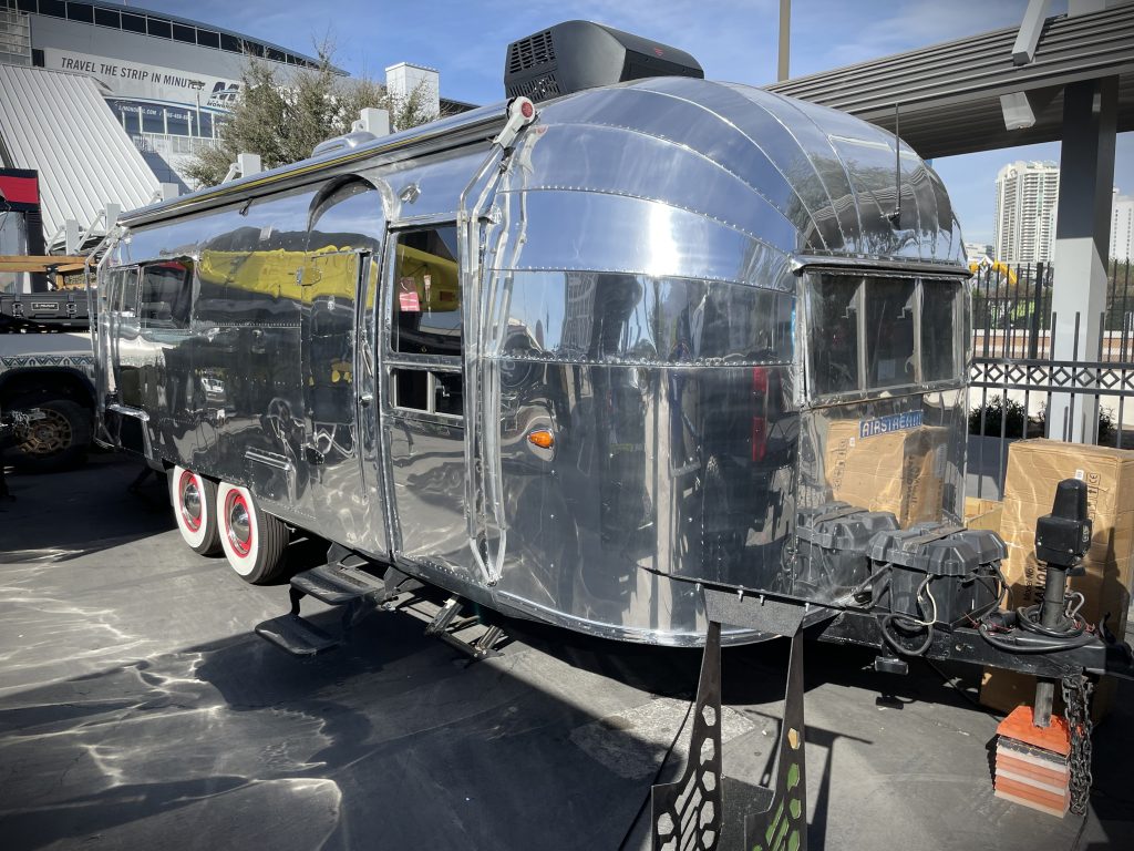 Vintage Airstream Aluminum Trailer