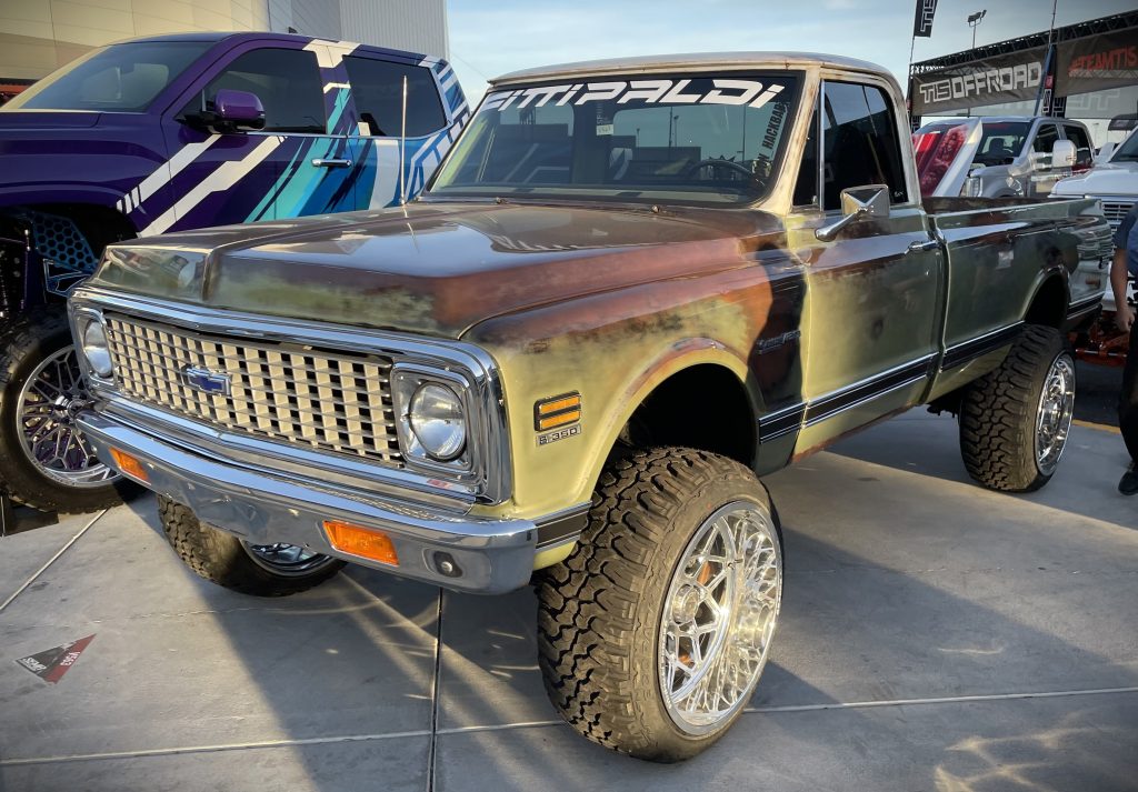 lifted chevy c10 truck