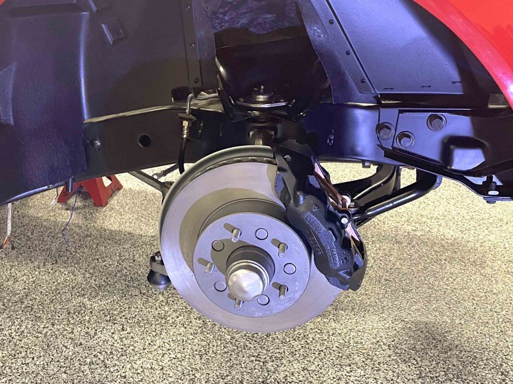 Completed 1971 Corvette front suspension