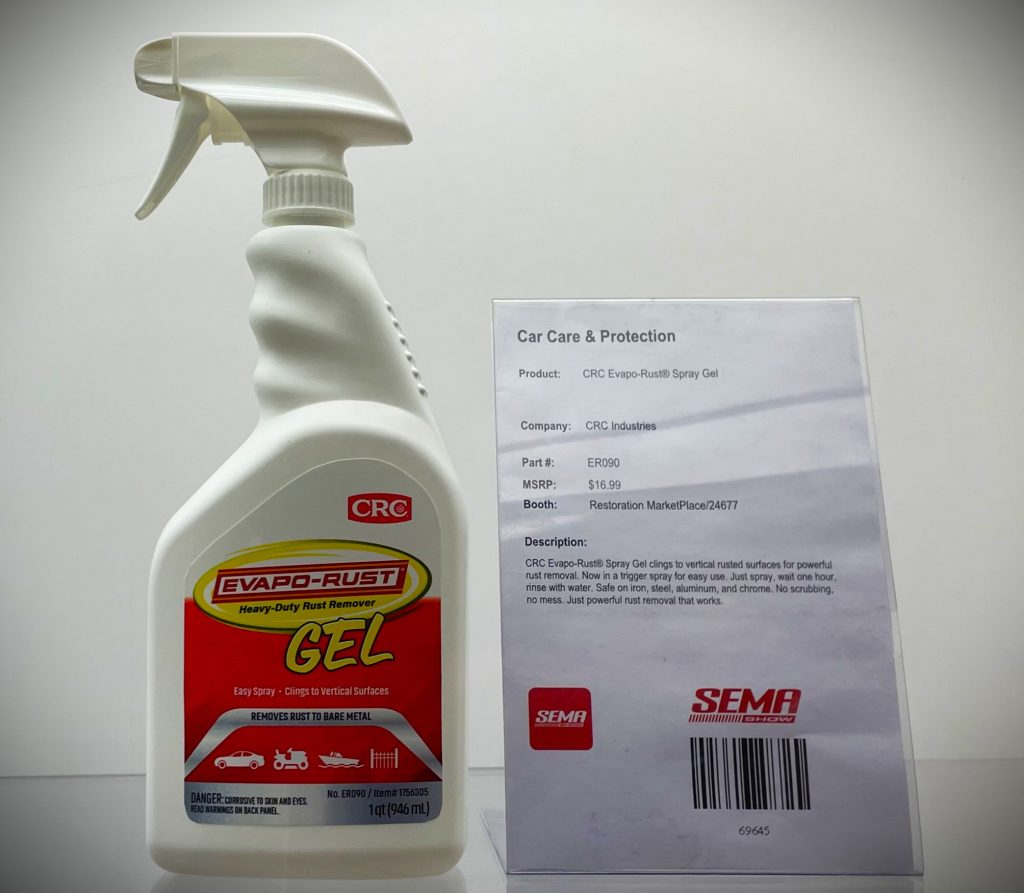 Evapo Rust Spray Gel Bottle on Display