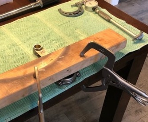 Home-brewed connecting rod vise