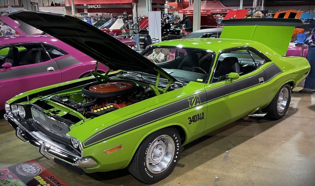 Green 1970 Dodge Challenger T/A