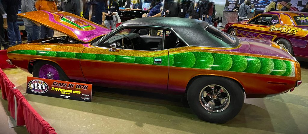 1970 Plymouth Cuda with Keystones & Metalflake Paint