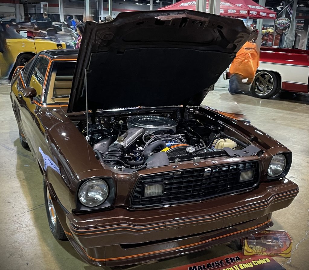 Brown Ford Mustang King Cobra II