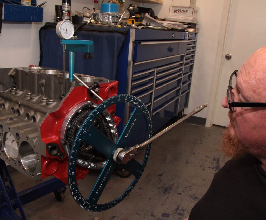 Degreeing camshaft in 350ci Chevy
