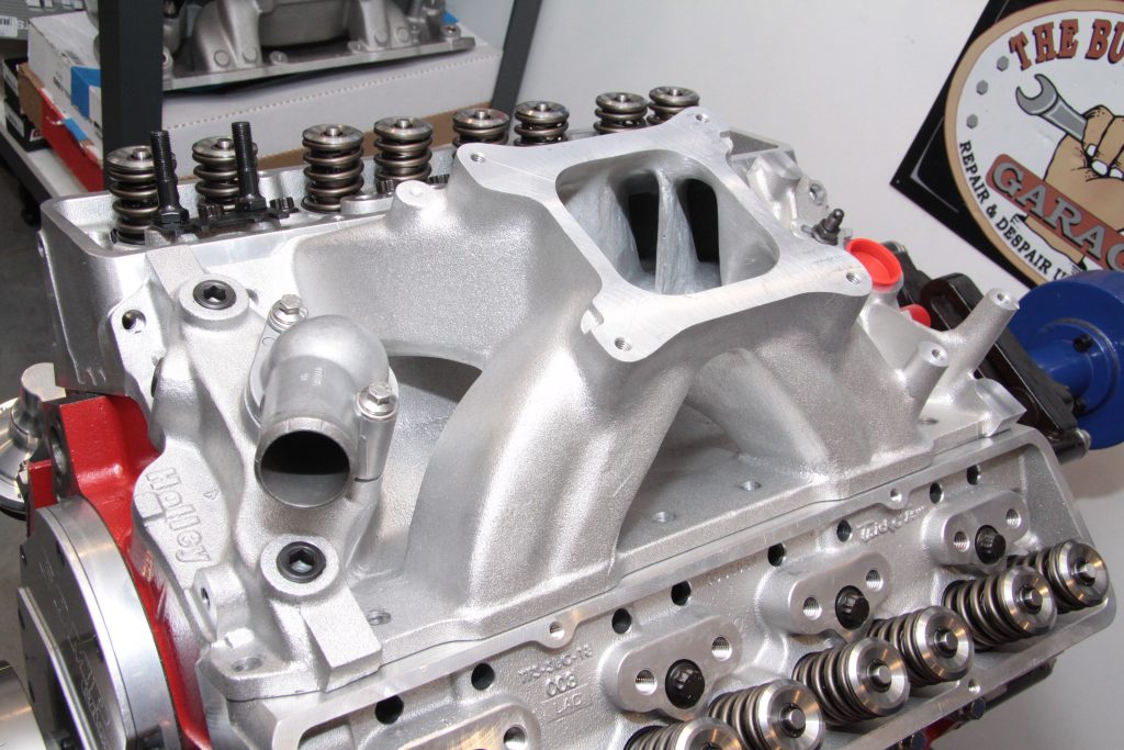 Holley Strip Dominator intake manifold for small block Chevy