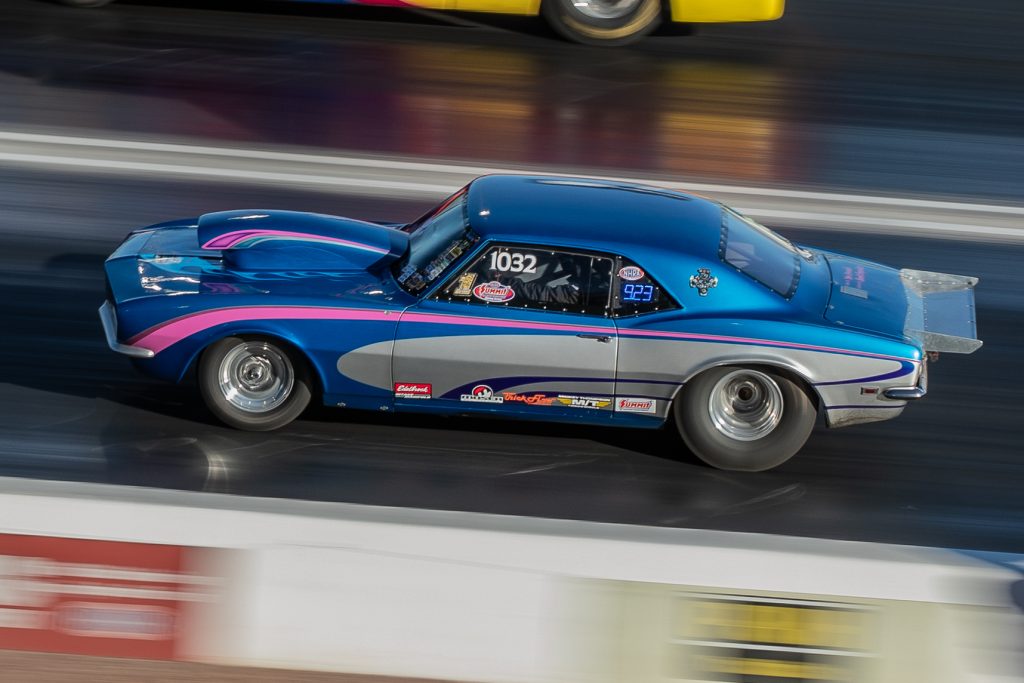 Sportsman Camaro on dragstrip
