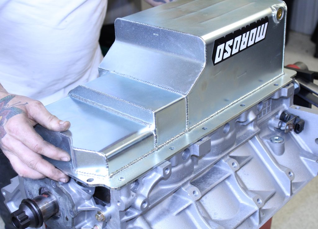 Moroso oil pan for GM LS