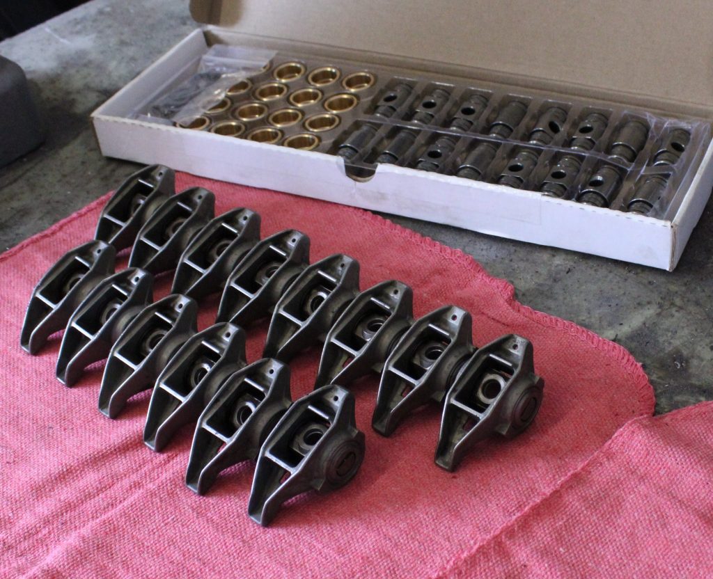 GM LS rocker arms and Summit Racing Trunnion Retrofit Kit