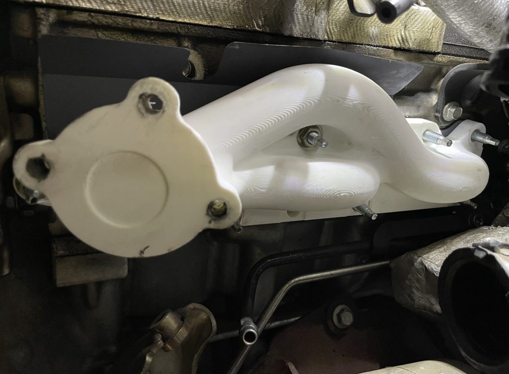 3d printed manifold model, version 1