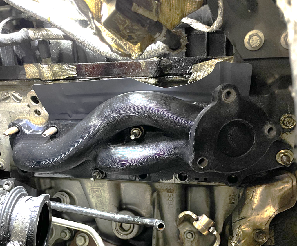 3d printed manifold model, version 2