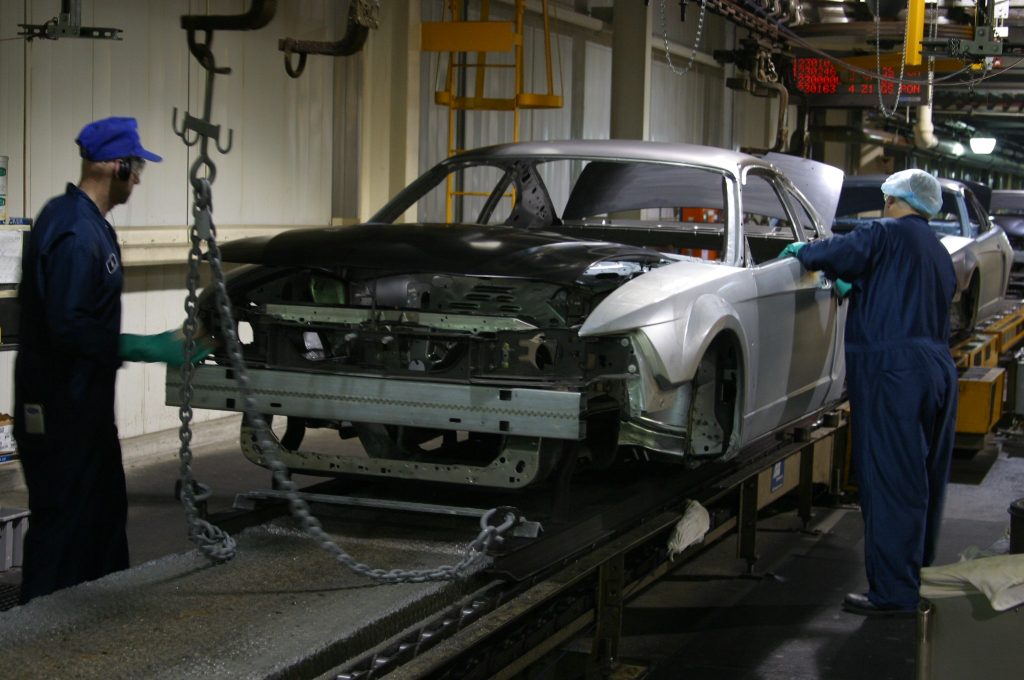 2004 Mustang ready for E-coat