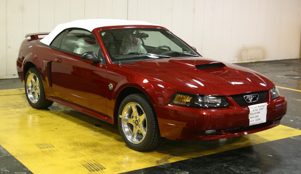 Last Mustang built at Ford Dearborn plant