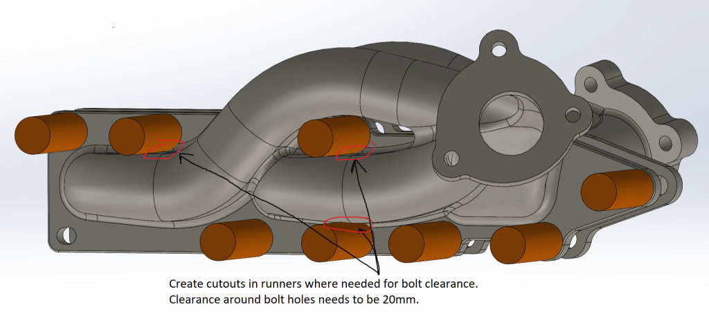 manifold design modification notes
