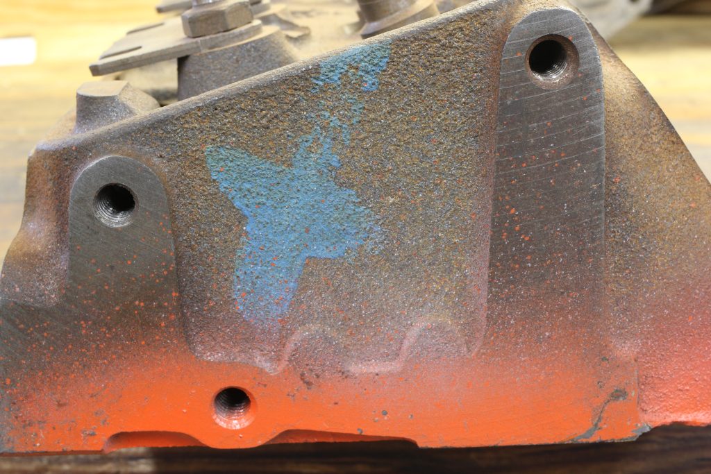 Chevy 492 cylinder head double hump marking