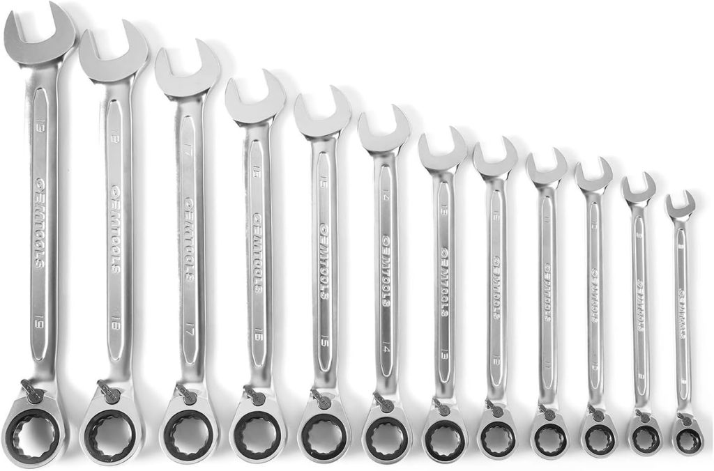 OEM Tools Ratcheting box end/open end wrench set