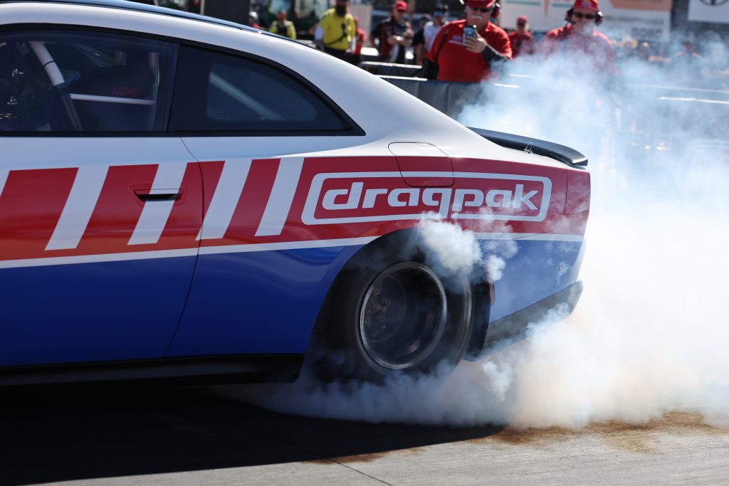 2026 Dodge Hustle Stuff Charger Rear Tire Burnout