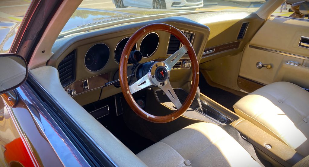 Interior of a 1971 Pontiac Grand Prix