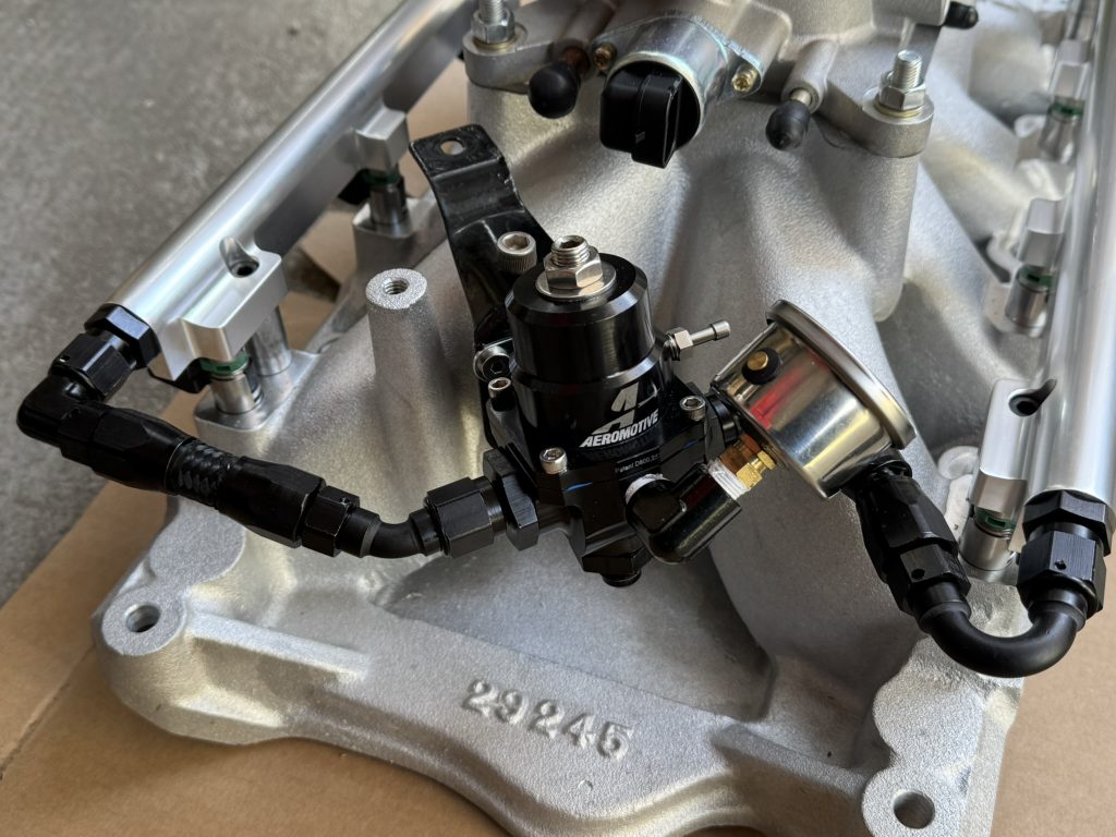 Aeromotive fuel regulator installed